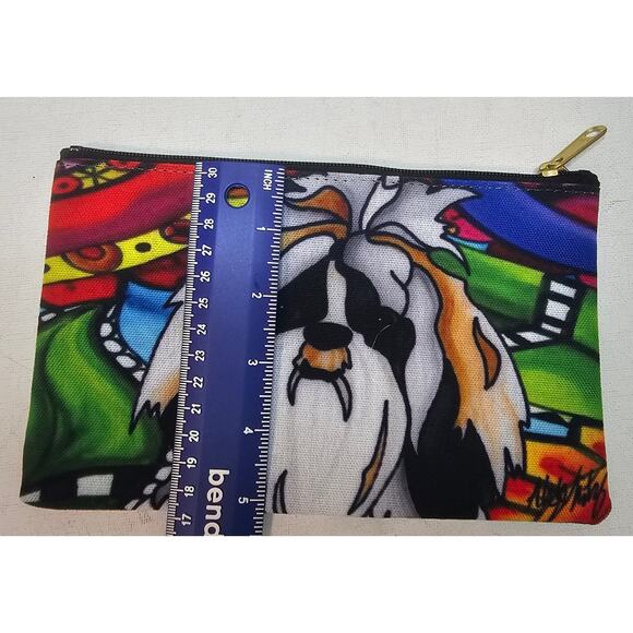 Shih Tzu NWOT Bundle Pouch bags By Artist Alyson Whitney Pop Art Dog Lover Fun - Picture 5 of 10